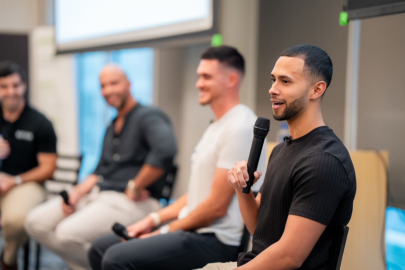 Speaking on a panel